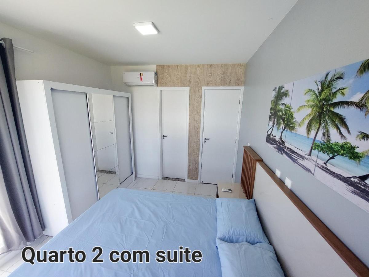 Flat Aconchegante, 3 Quartos, Condominio Muro Alto Em ปอร์โต จิ กาลินญาส ภายนอก รูปภาพ