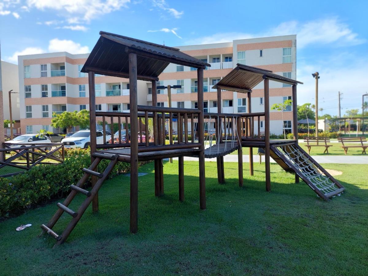 Flat Aconchegante, 3 Quartos, Condominio Muro Alto Em ปอร์โต จิ กาลินญาส ภายนอก รูปภาพ